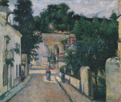 ポントワーズのルードエルミタージュ 作： Camille Jacob Pissarro